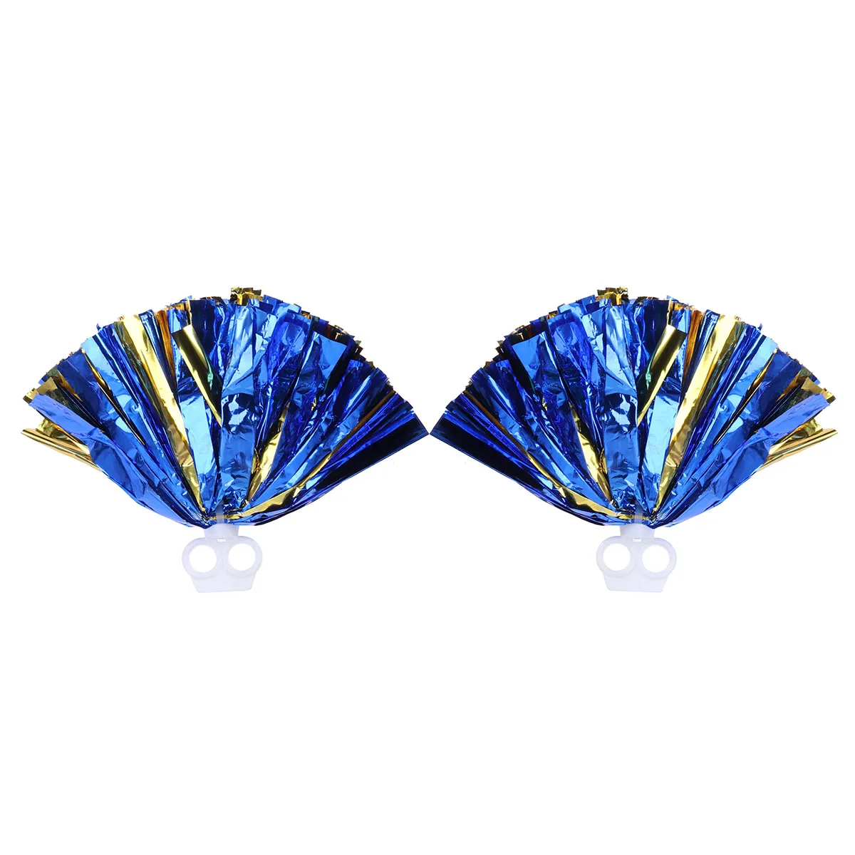 

2 Pcs Cheerleading Flower Ball Lightweight Pom Poms Pompoms Ring Smooth Attractive Color