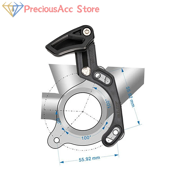 Bicycle Chain Guide 1X System BB08S ISCG05S Post Mount Single Speed Chain Guard Wide Narrow Gear Guider For 30-40T/30-38T