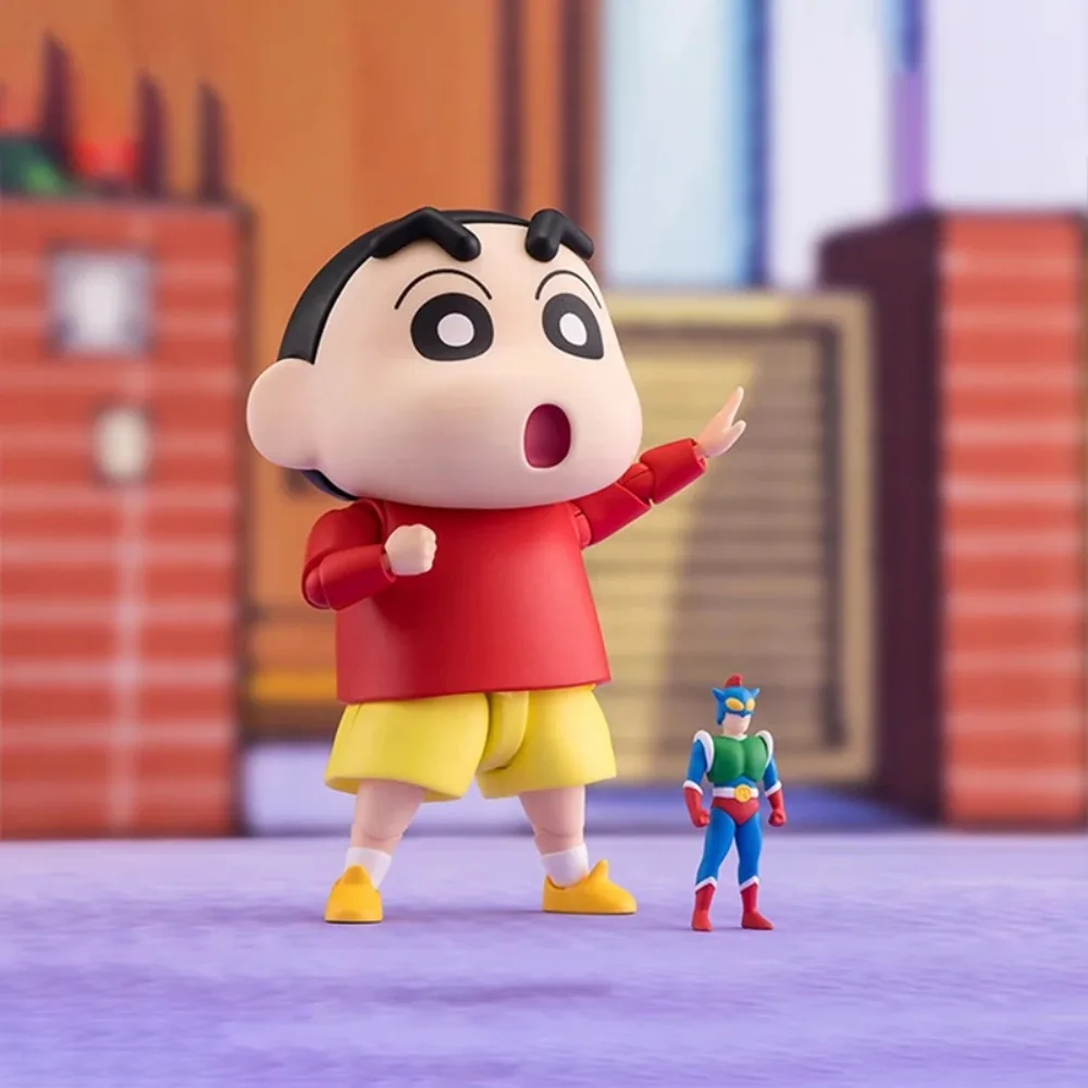 

BANDAI S.H.Figuarts SHF Crayon Shin-chan Shinnosuke Nohara Action Kamen Аниме Фигурки Модель Коллекция игрушек Подарок на складе