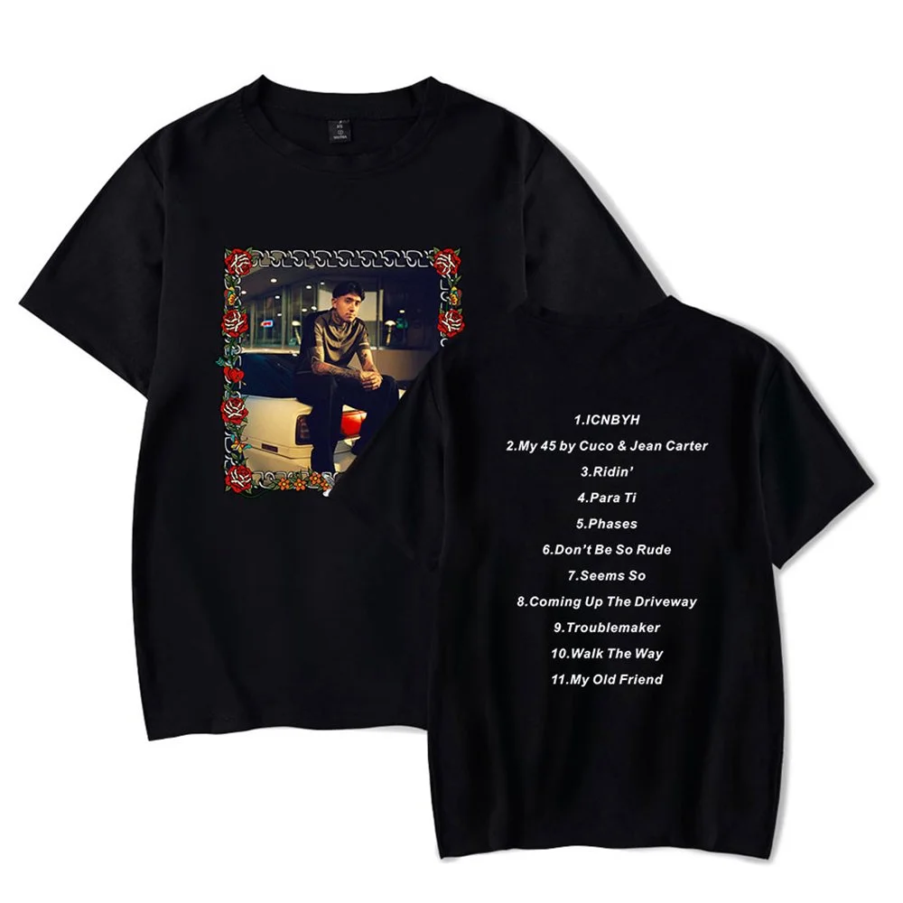 Cuco Ridin’Album Merch Short Sleeve T-shirt Unisex Fashion Crew Neck Top