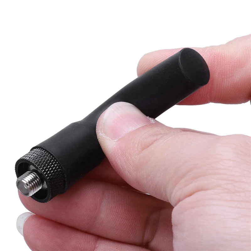 5X SF20 ثنائي النطاق SMA-F هوائي ناعم ل BAOFENG UV5R UV5RA/Plus Bf888s أسود جديد-ABJU