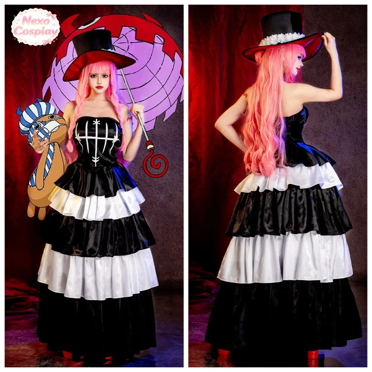 Костюм для косплея OP Perona Ghost Princess, аниме-костюм, готическое платье, женский, NexoCosplay