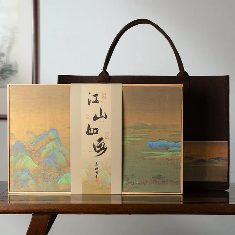 دراسة أربعة كنوز مجموعة هدية صندوق بوتيك القلم، ورق الحبر Inkstone مجموعة كاملة حامل فرشاة Inkstone خاص للمبتدئين فرشاة Ca #2