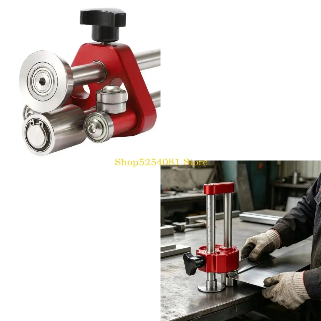 AXYC Sheet Metal Folding Tool Manual Metal Flanger with All Metal Structure, Guide Post Alignment and Visible Scale for 0-180