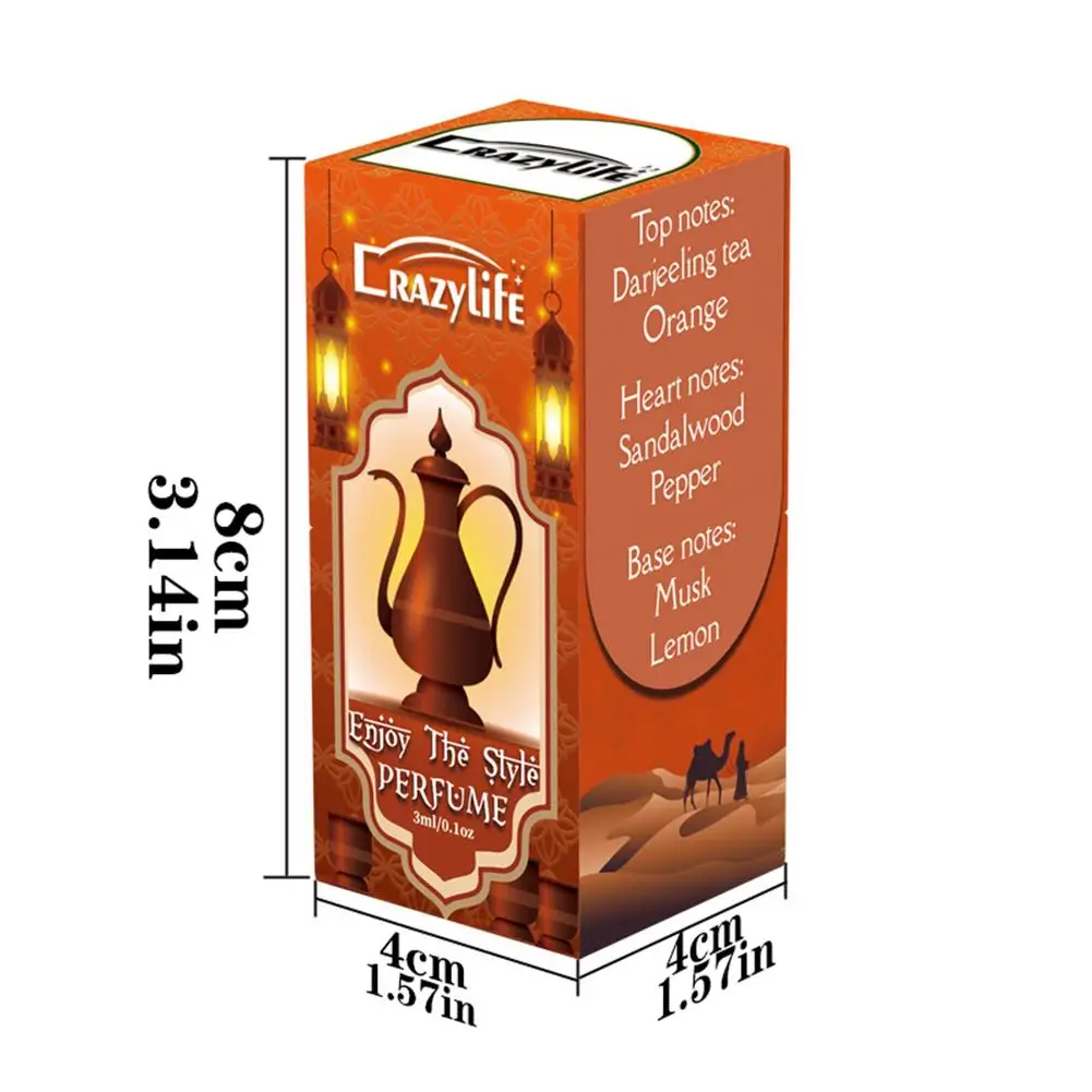 3 мл Ближневосточные женские духи Стойкий аромат Эфирное масло Одеколон Фруктовый дезодорант Encounter Magic