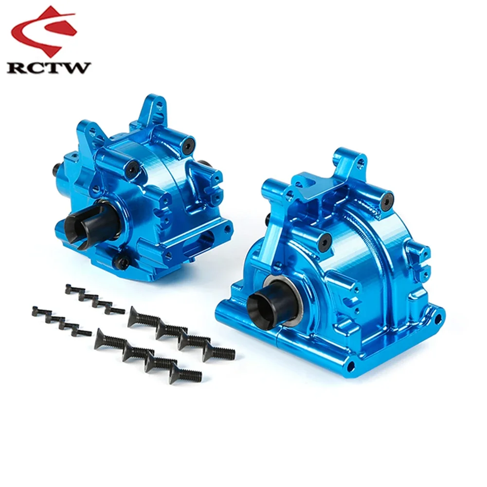 Rc Car CNC Metal Rear or Front Transmission Differential Gear Box Assembly for 1/5 Losi 5ive T ROFUN ROVAN LT KM X2 FID DDT QL