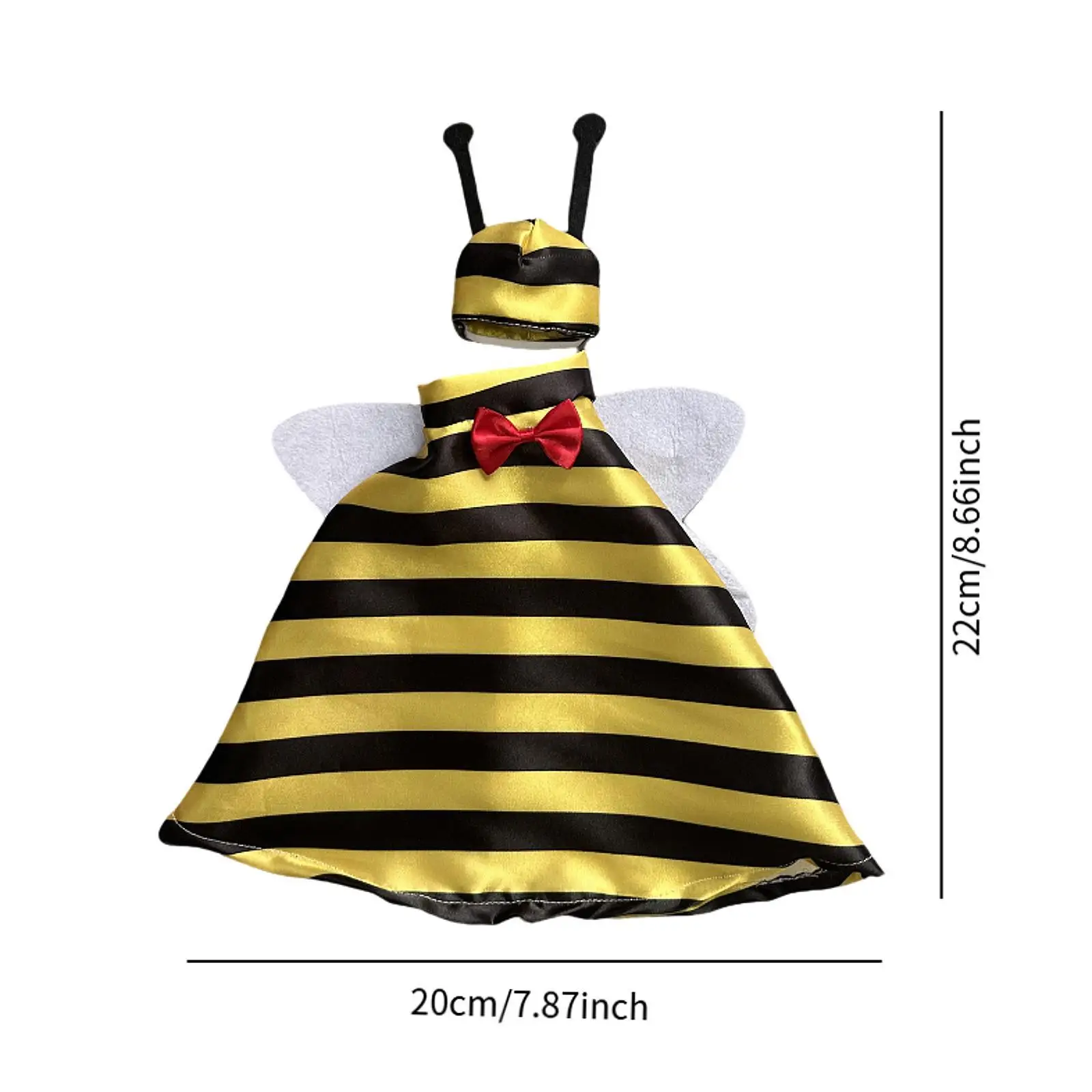 Bee Porch Goose Outfit Fits 23" H Statue Goose Clothes for Festival Lawn