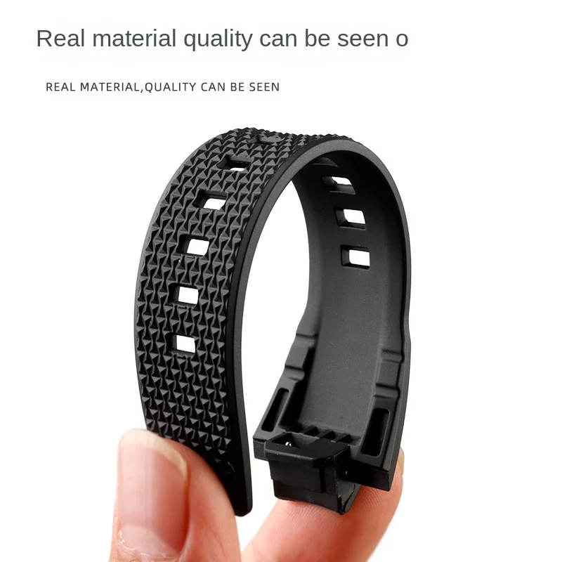 Correa de goma para reloj Casio G-SHOCK para hombre, accesorios de Resina de silicona convexa, corazón de acero, GST-B400/AD convexo, GST-B400BD