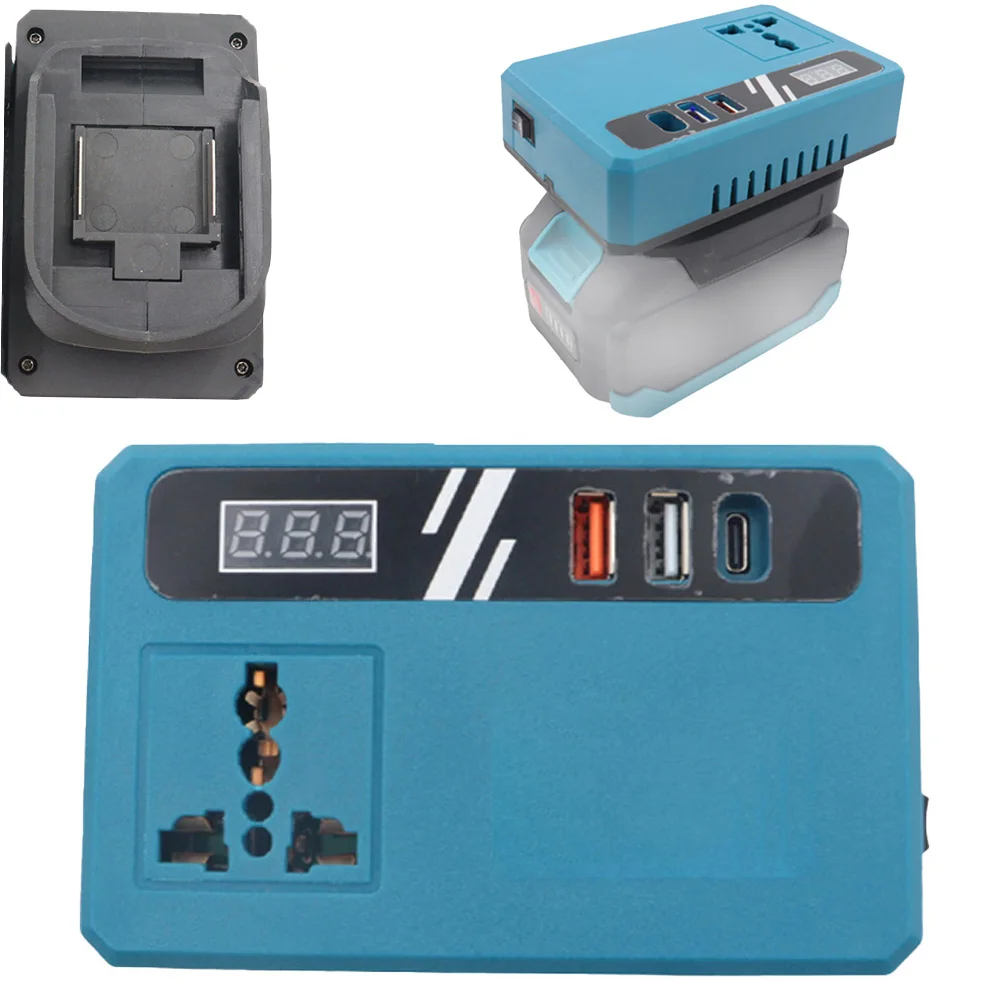 110V Multifunction Intelligent Lithium Battery Inverter USB Charging For BL1815 BL1815B BL1820 BL1820B BL1830 DC 18-21V