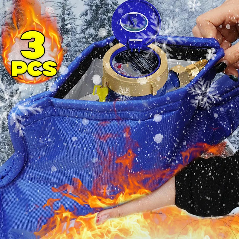 

Water Meter Insulation Cover Outdoor Pipe Anti Freeze Pouch Winter Protection Backflow Preventer Case Sprinkler Valve Guard Bag