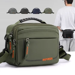 Small Men's Shoulder Bag Multifunction Travel Man Crossbody Bag Boys Messenger Bag Male Oxford tote Satchels Handbag