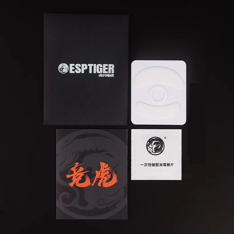جديد الأصلي Esports النمر ماوس قدم الجليد زلاجات الماوس ل VAXEE NP-01/NP-01S/AX/AX اللاسلكية NP01/NP01S الأبيض قوس الفئران ينزلق