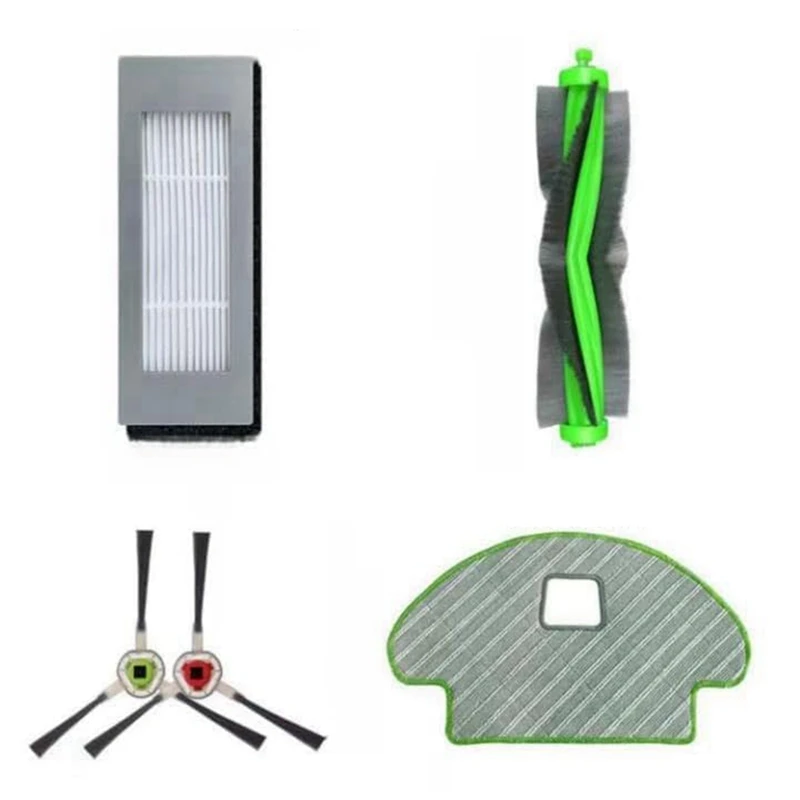 A44F-For Irobot Roomba Combo 110 113 R 113840   R جهاز آلي لتنظيف الأتربة فرشاة جانبية رئيسية فلتر Hepa ممسحة قماش استبدال أجزاء