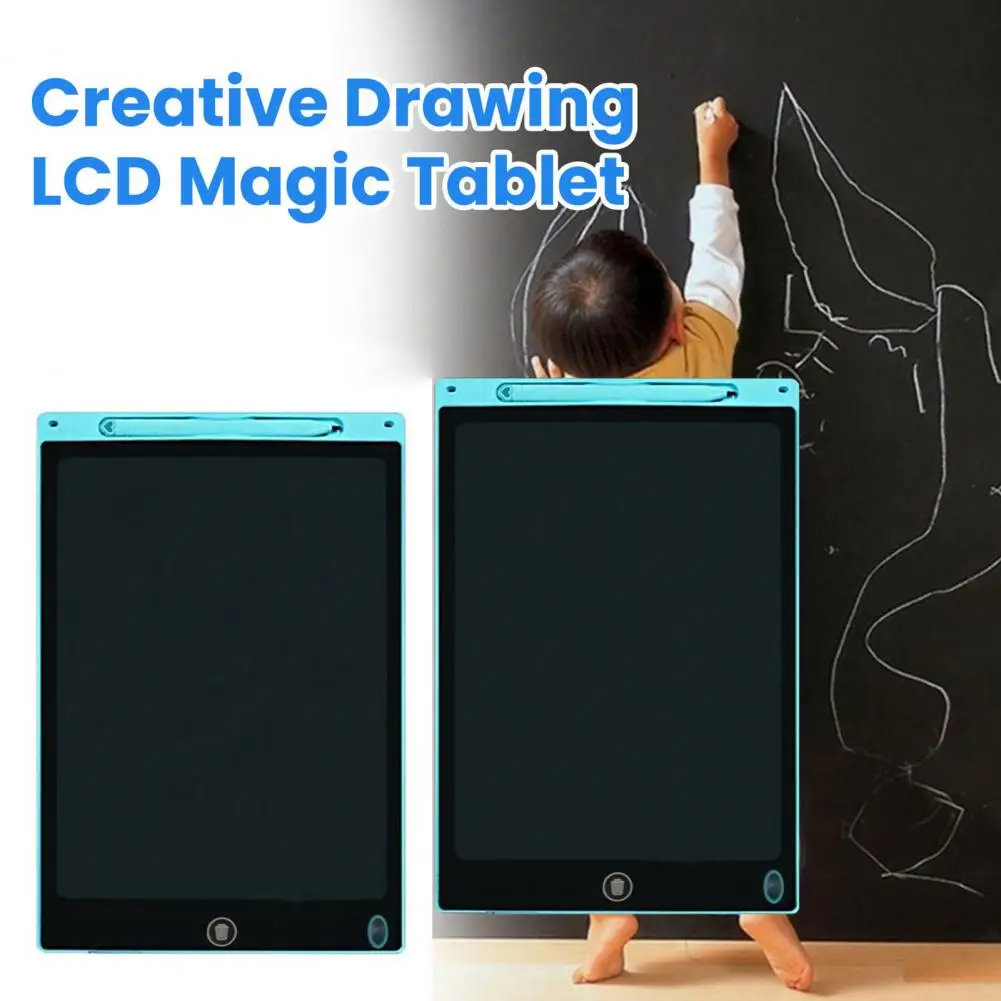 Tableta de escritura LCD para niños, tablero de garabatos con bolígrafo, pantalla LCD alimentada por batería, juguete de tableta de dibujo electrónico interactivo ligero