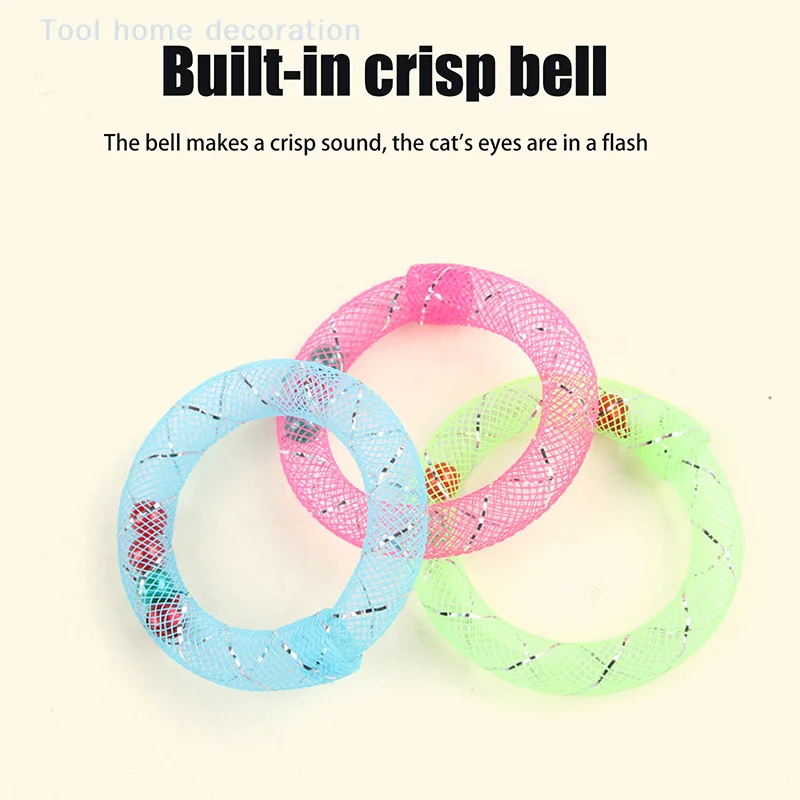 1/2Pcs จําลองแมลง Caterpillar ฤดูใบไม้ผลิของเล่นยืดหยุ่น Cat Teasing Stick เปลี่ยนเล่น Interactive ของเล่นสนุก PET Supplies