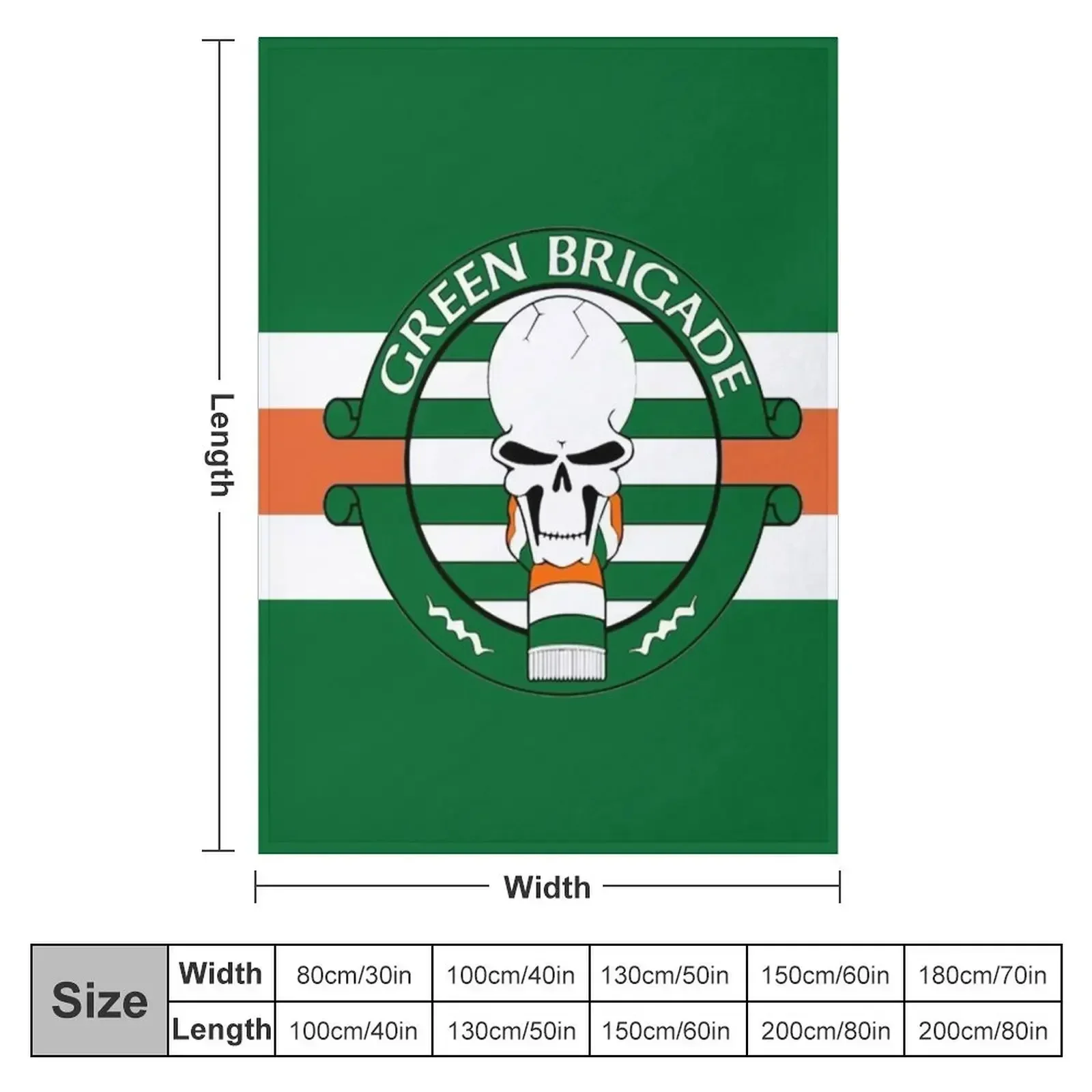 Green Brigade Throw Blanket Sofa Throw warm winter Stuffeds decorative Blankets