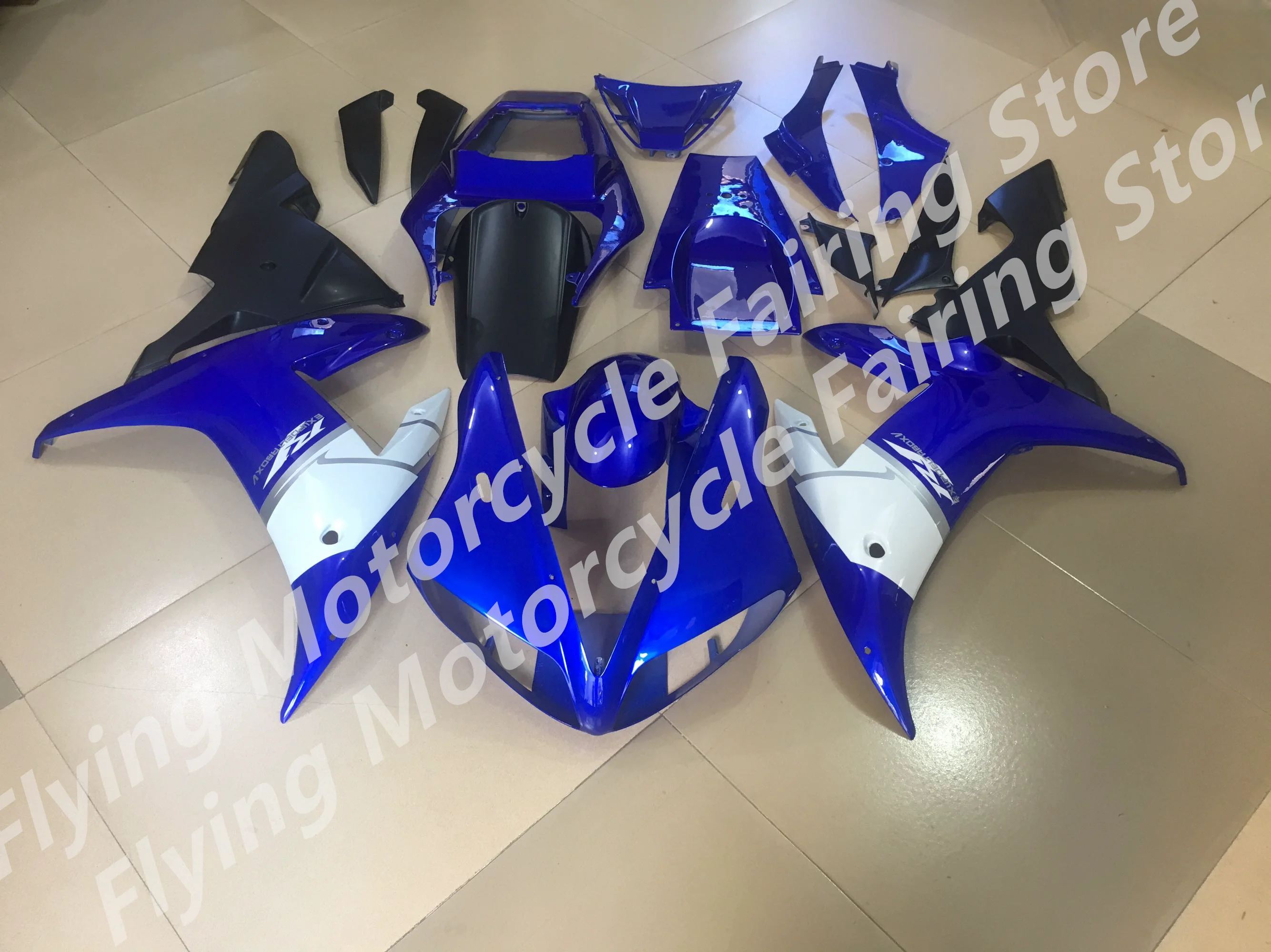 Nn-Hot black blue white YZF R1 02-03 YZF - R1  2002-2003 YZF1000 YZF R1 02 03 2002 2003 high quality motorcycle for Yamaha