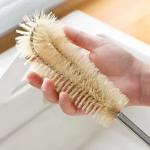 1PC Household wooden handle cup brush, cup washing brush, milk bottle, no dead corners, kitchen bottle cleaning tool