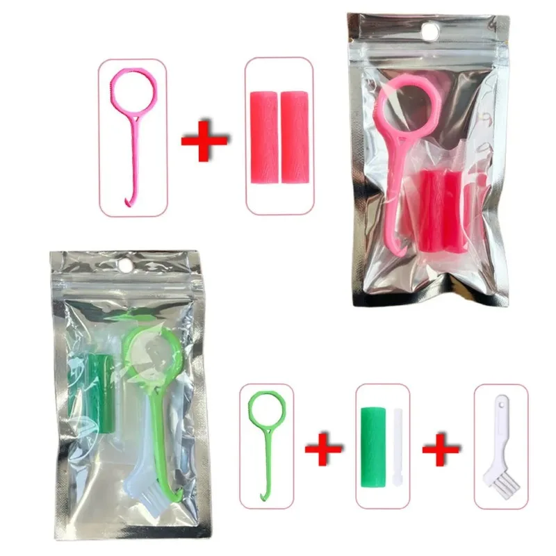 

10/50/100 Packs Dental Orthodontic Aligner Remove Tool Set Invisible Teeth Brace Extractor Removal Hook Oral Silicone Chewies