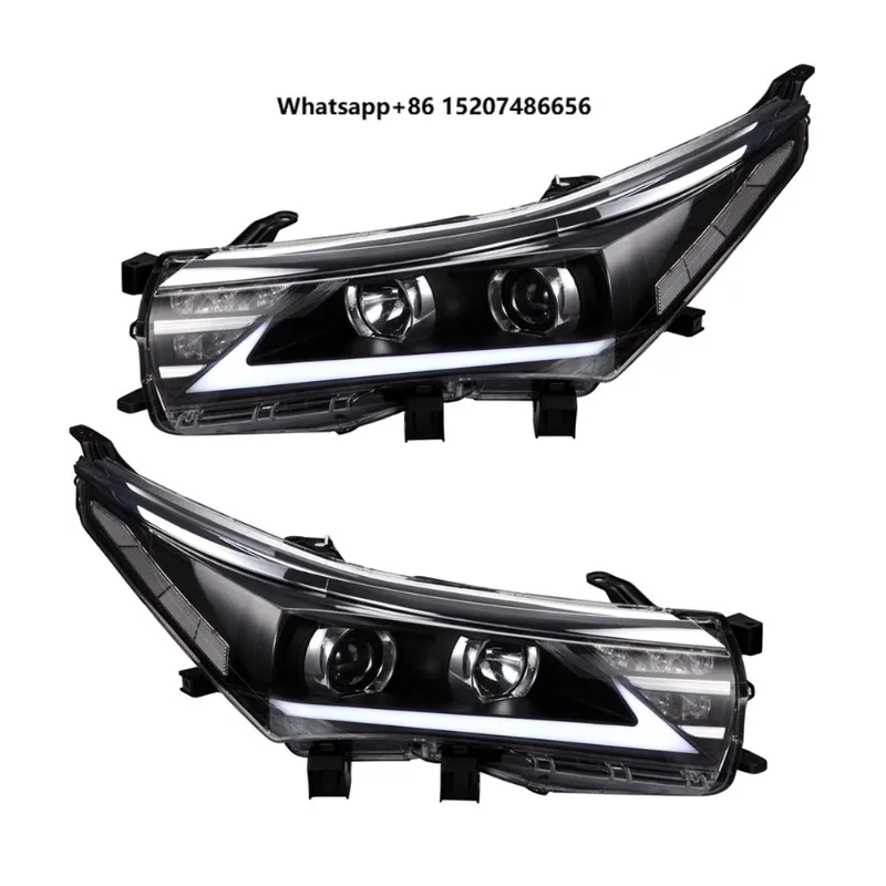 Pair of Car Headlight Assembly  2014 2015 2016 Car Front Light Plug&Play Auto LED Head Lamp System