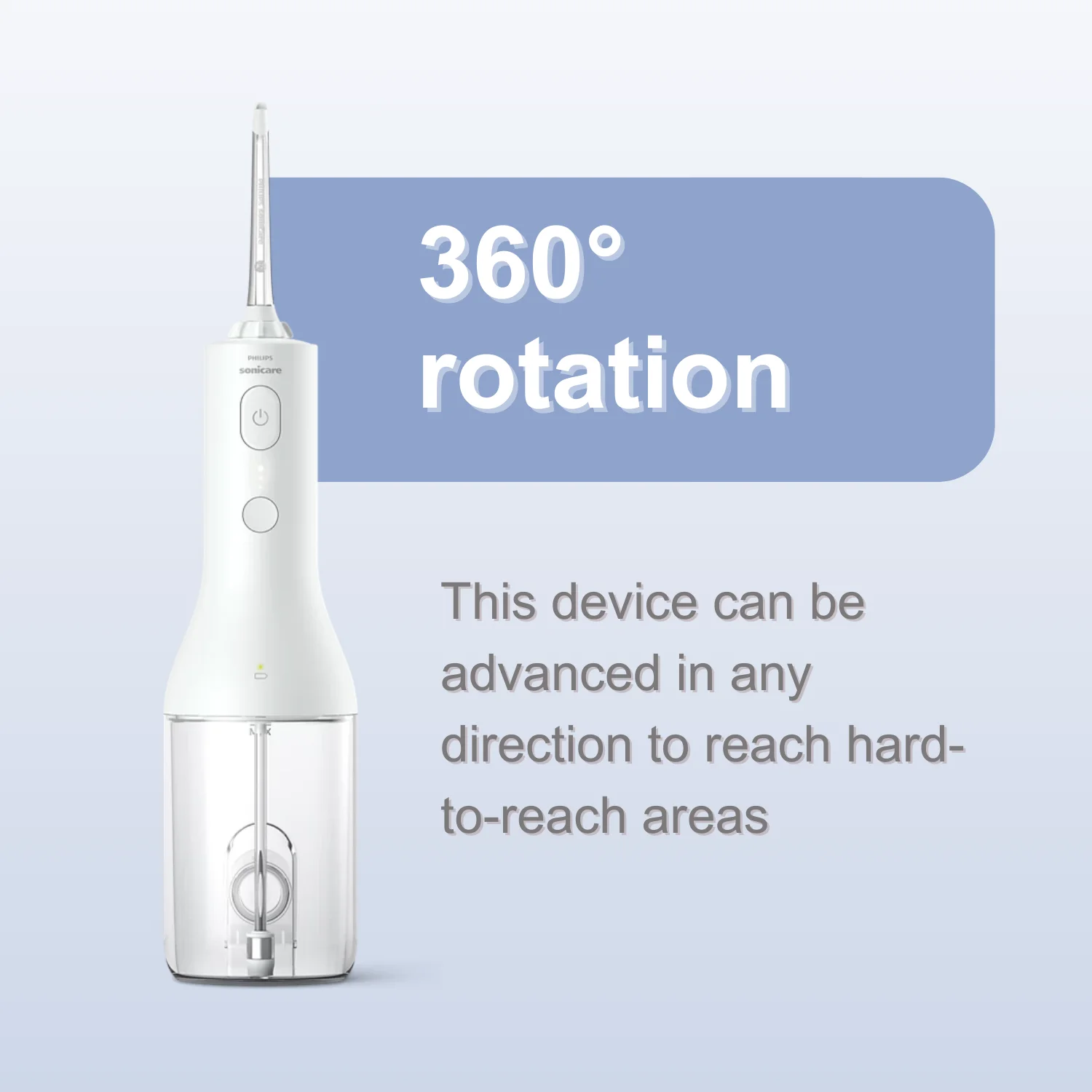 Nić dentystyczna Philips Sonicare serii 2000, HX3801, duża objętość, 3 wytrzymałości