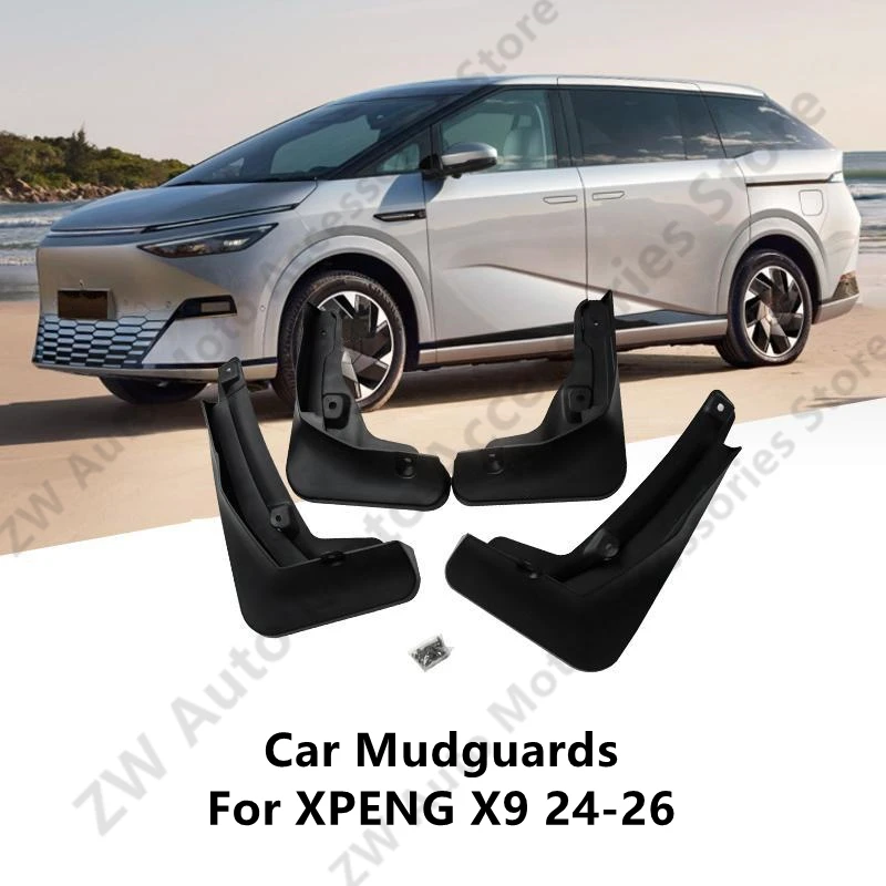 

Автомобильные брызговики для XPENG X9 24-26, брызговики на крыльях, внешние детали, автоаксессуары, ремонт