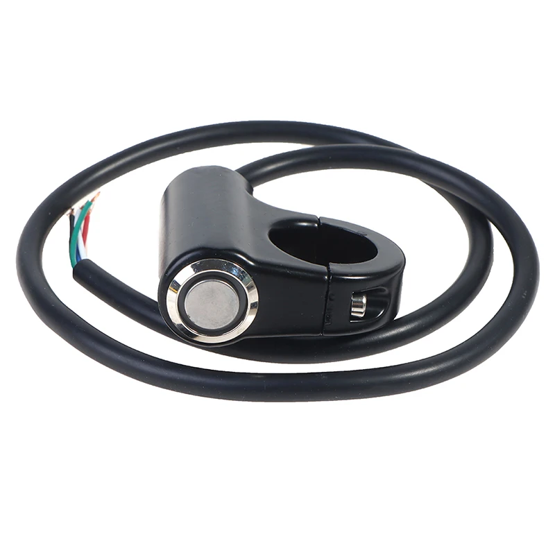 22MM Aluminum Alloy Motorcycle Switch Handlebar Fog Light Motorbike Horn Push Turn Signal Button Waterproof Switches Start 12V image 2