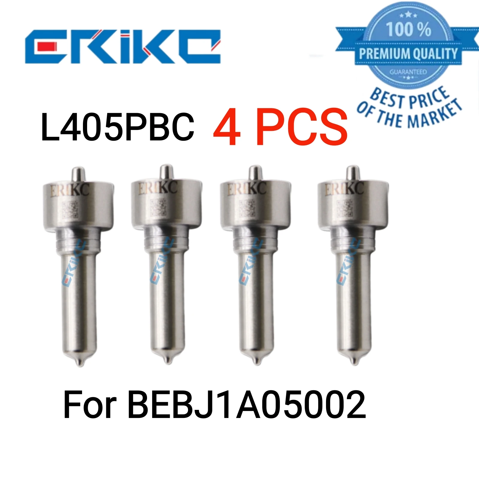 

4 PCS L405PBC Fuel Dispenser Nozzle L 405 PBC Common Rail Nozzle L405 PBC Spray Nozzle for Delphi BEBJ1A05002