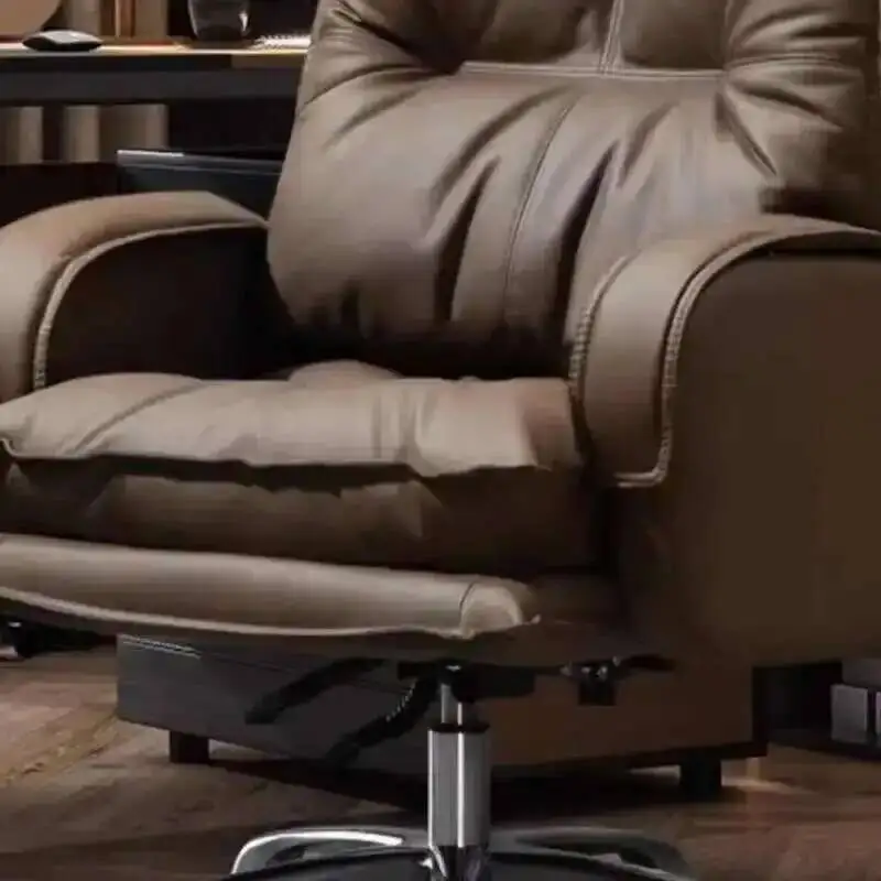 

Luxury Cushion Office Chair Ergonomic Portable Back Genuine Office Chairs Mobile Glides Sillas De Oficina Garden Furniture Sets