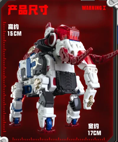 52TOYS Beastbox BB-74 Safezone Deformation Toys Action Figure Collectible Mammoth Deformation Converting Robot Toy Kid Xmas Gift