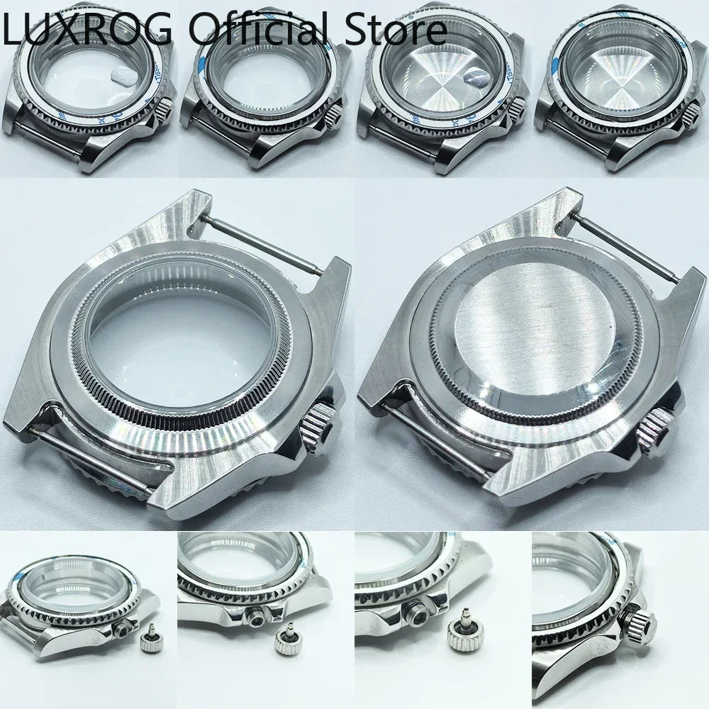 حافظة NH35 متينة مع زجاج شفاف لساعة SUB GMT Mod - حافظة ساعة 40 ملم متوافقة مع NH3، NH35، NH36، NH73، NH38، NH