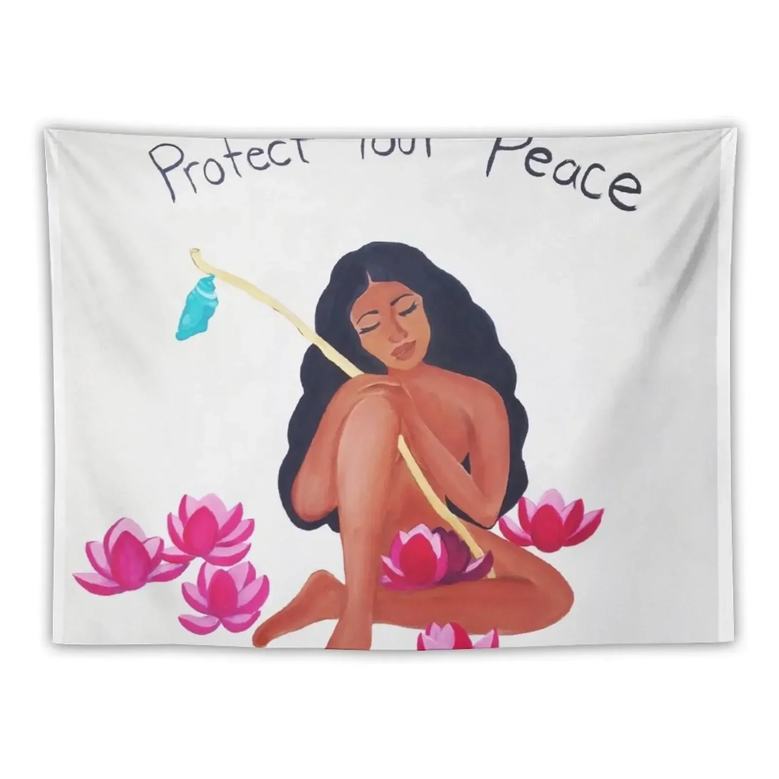 

Protect Your Peace Tapestry Room Decor Cute Korean Room Decor Tapestry