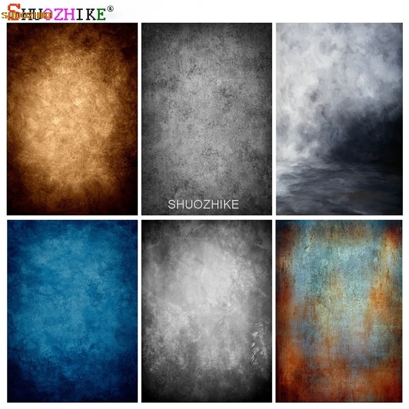 SHUOZHIKE Digital Vintage Photography Backdrops Props Grunge Portrait Hand Painted Theme Photo Studio Background LCJD-21