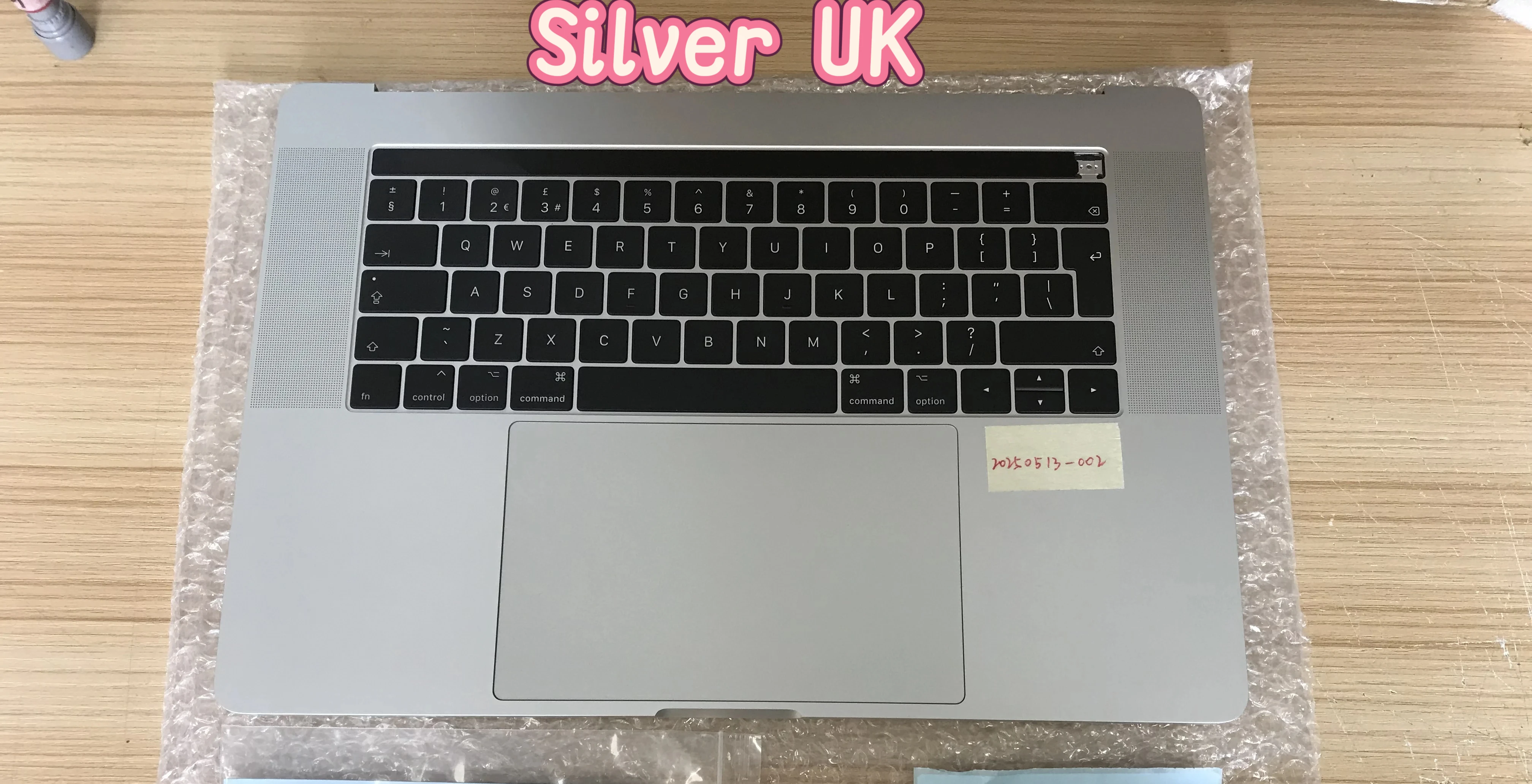 MacBook Pro A1707 Keyboard Topcase 15.4 US UK Silver