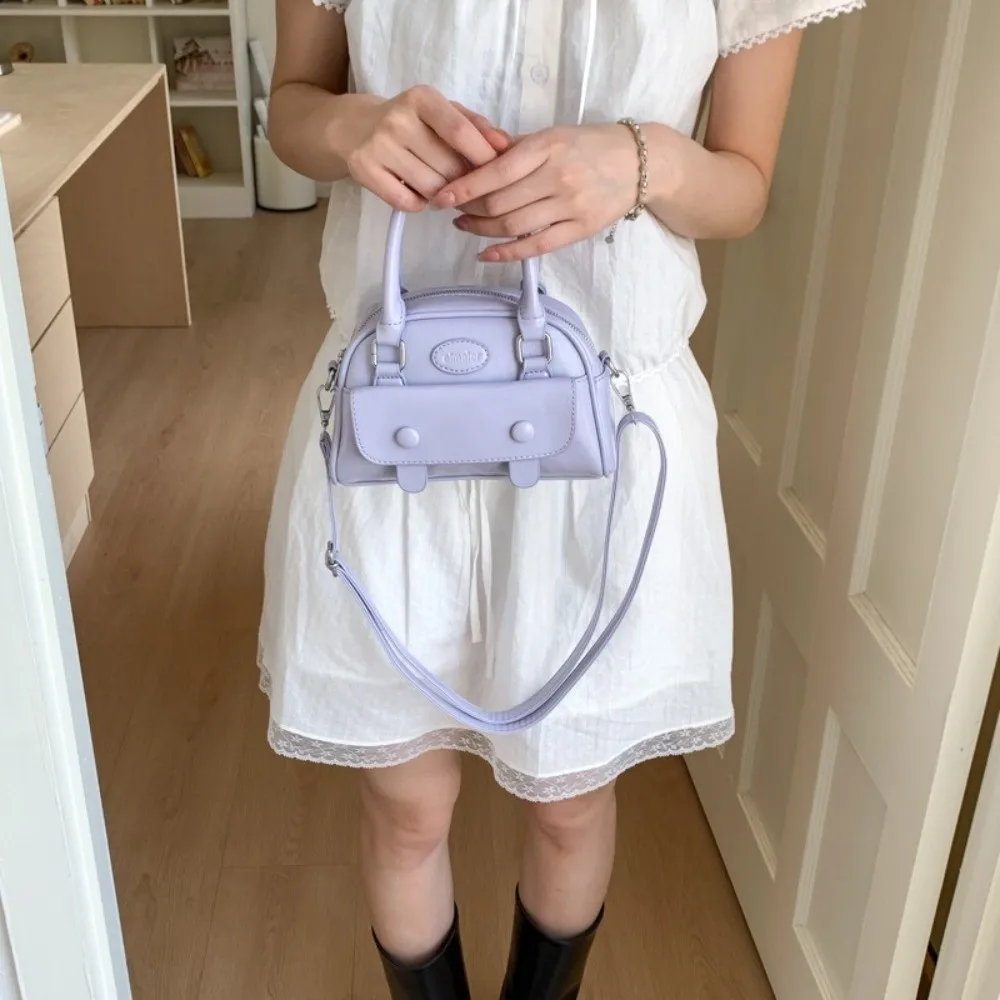 Borsa a tracolla Boston coreana alla moda Borsa sotto le ascelle da donna casual di lusso per pendolari Piccole borse in pelle PU