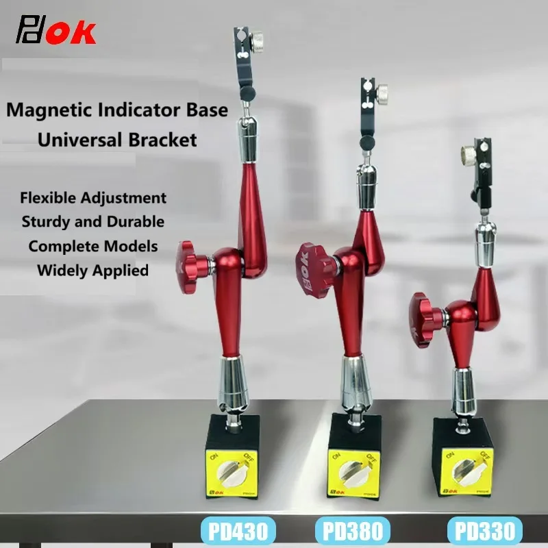 

Mechanical Universal Magnetic Indicator Base Adjustment Magnetic Indicator Base Dial Indicator Bracket Lever Indicator Magnetic