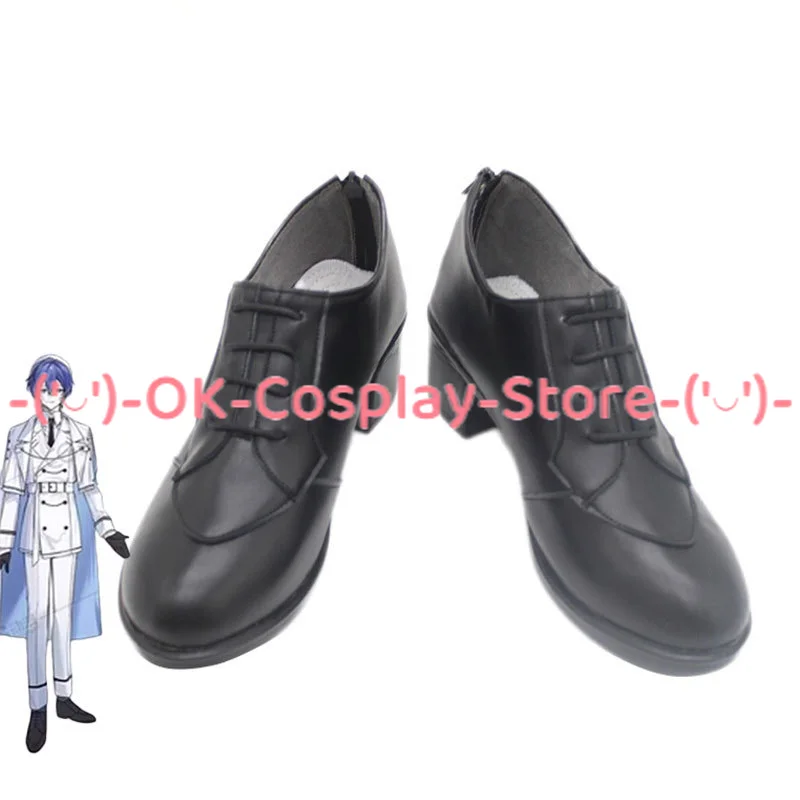 

Cosplay Shoes PU Anime Leather Shoes Halloween Carnival Boots Game Project Sekai Cosplay Props Custom Made