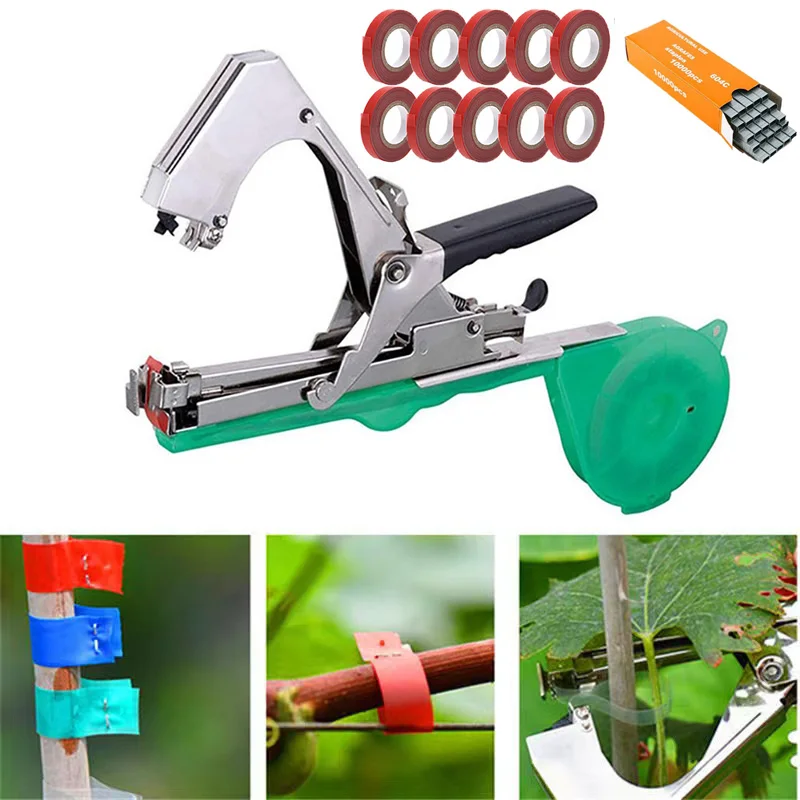 Tying Machine Banding Plants Branch Agriculture Fruit Tomato Grape Vine Tying Tool Tied Rattan Garden Tool степлер для растений