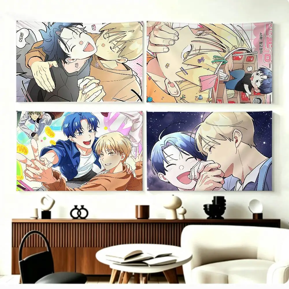 BL Manhw One-Room TA With Photos And Text, For Birthday, Wedding, Halloween, Christmas, Party