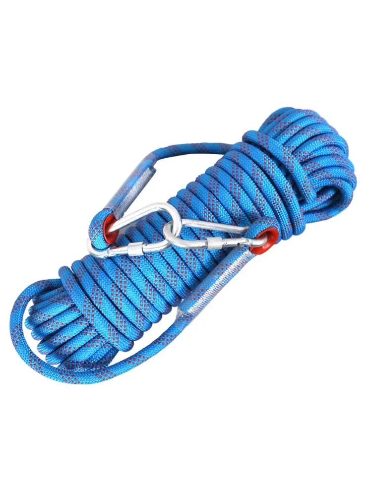 Corde d'escalade de 10mm, 10M/20M/30M, corde d'arrelage statique en plein air pour sauvetage incendie, sécurité d'évasion, escalade d'arbres pour Sports de plein air