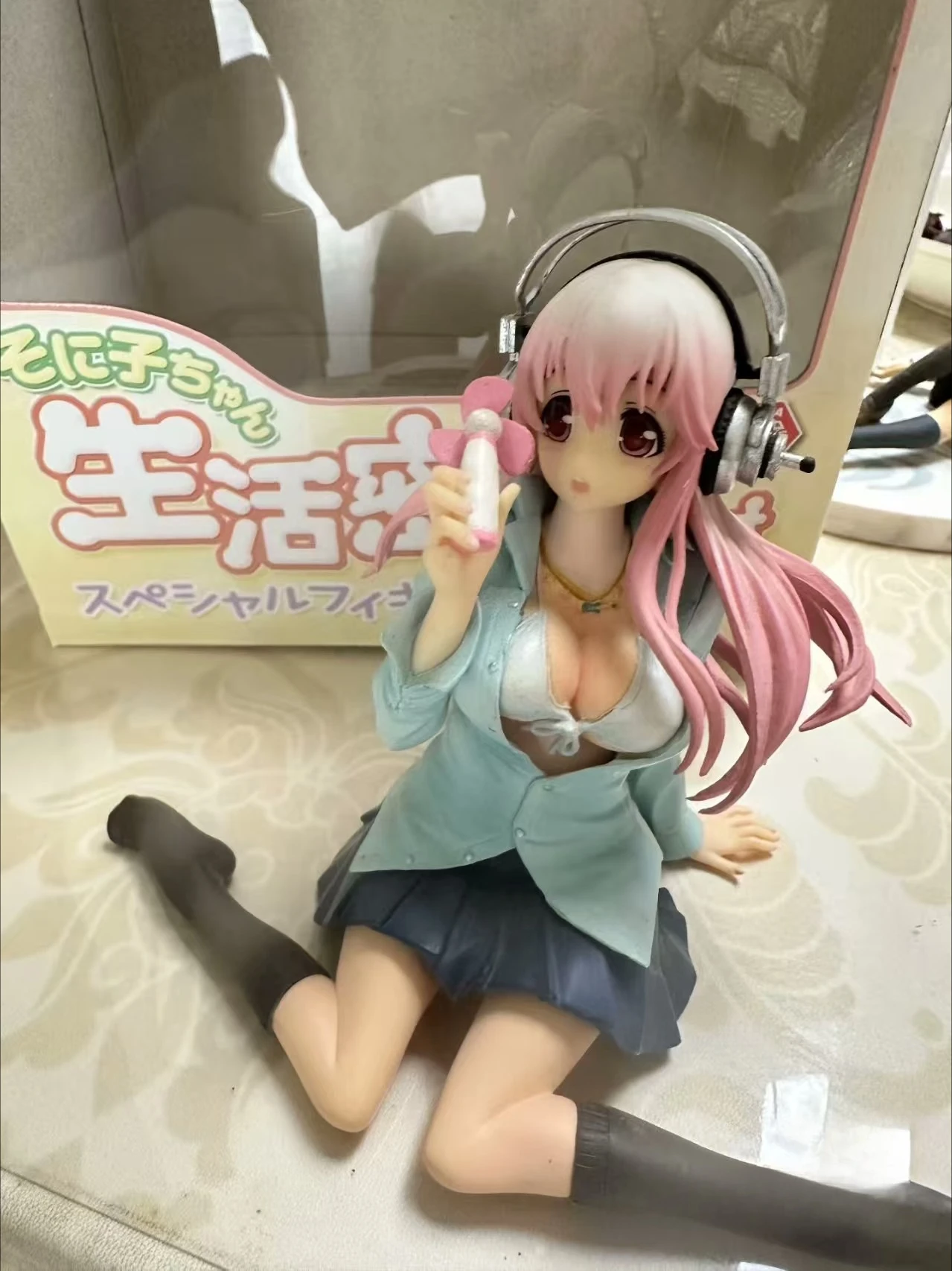 

Spot FuRyu Жизнь закрывается на основе электрического вентилятора Super Sonico, коллекция кукол ручной работы, сделайте телефонный звонок