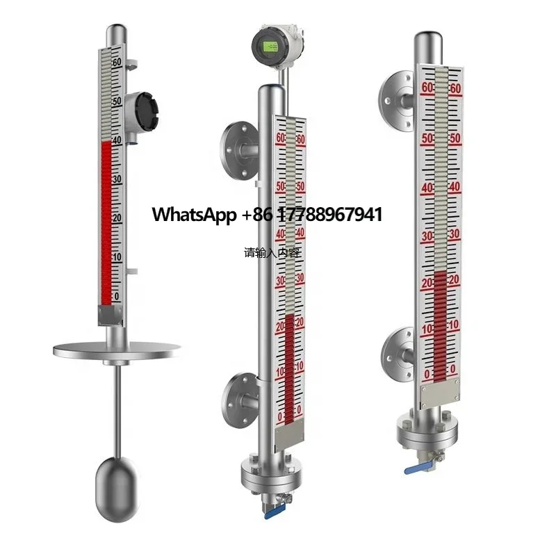 

Hot Selling Tank Level Gauge Direct Reading Magnetic Level Meter Measuring Transmitter