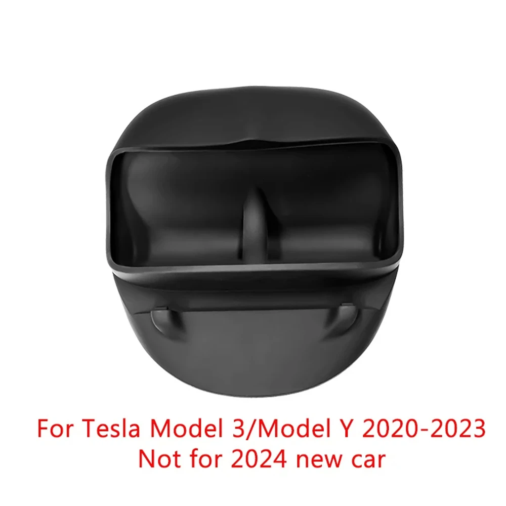 For Tesla Model 3 Y 2020-2023 Car Steering Wheel Storage Box Silicone Phone Glasses Holder Accessory ﻿ 3