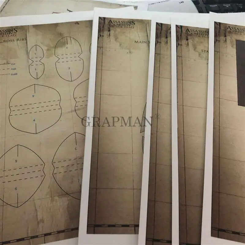 ชุดประกอบโมเดลเรือกระดาษ 3 มิติ แบบเย็นๆ ของเล่นงานฝีมือทำเอง