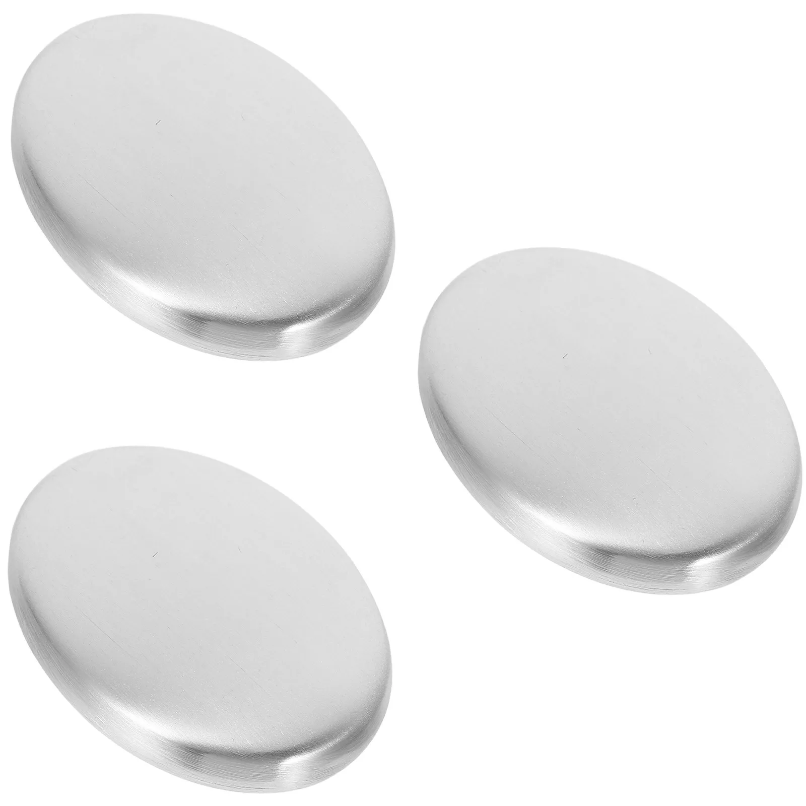 Stainless Steel Odor Remover Soap Bar 3 Pack for Hands Fish Garlic Onion Smell Kitchen Tool