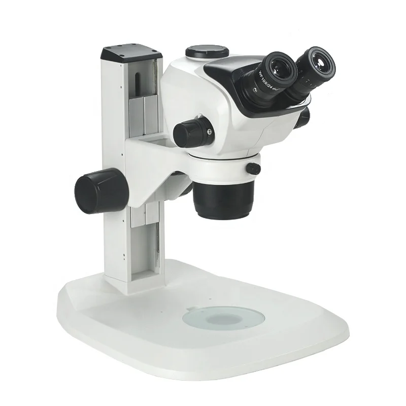 OPTO-EDU A23.2604-TL Boom Quality Binocular Easy Operate Tilting Head Flexible Arm Trinocular Stereo Zoom Microscope