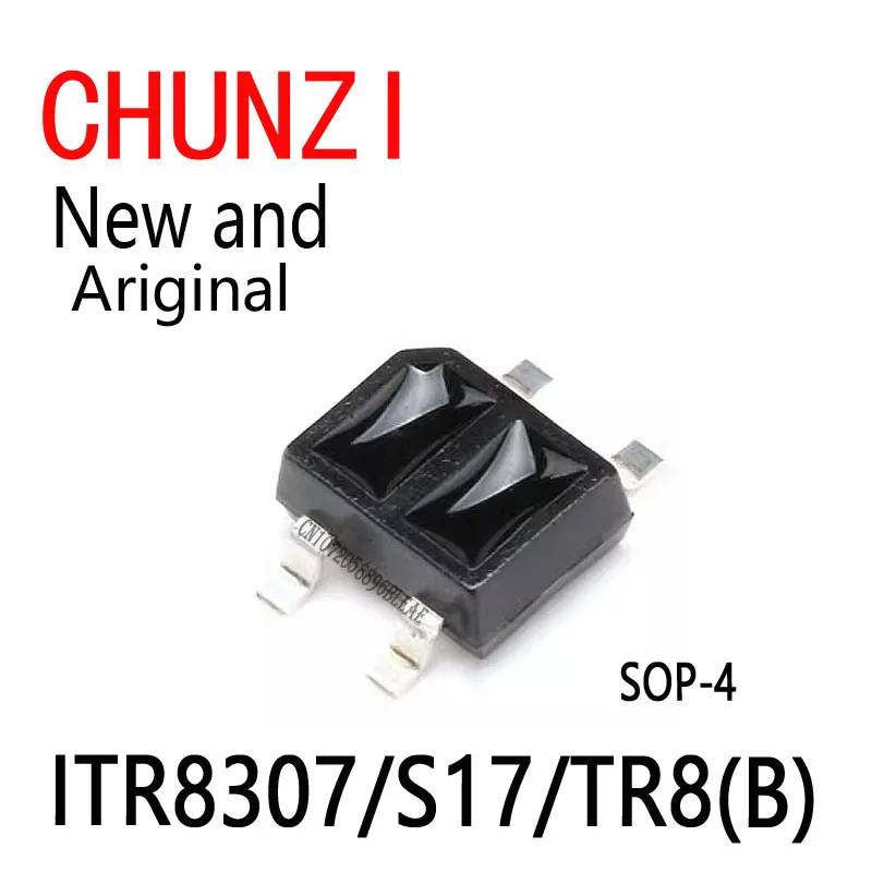 10Pcs New and Original Itr8307 S17 Tr8 B SOP-4 Smd Reflective Photoelectric Sensor ITR8307/S17/TR8(B)