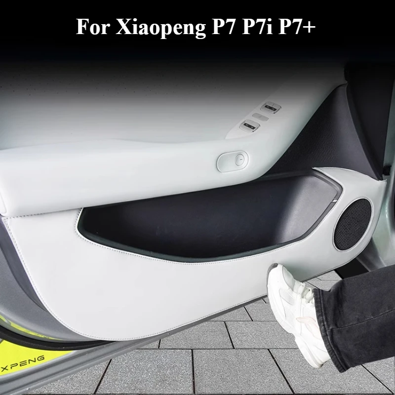 

Для Xiaopeng P7 P7i P7 + дверная противоударная накладка, внутренняя защитная накладка для пассажирского сиденья, грязеотталкивающая внутренняя модификация