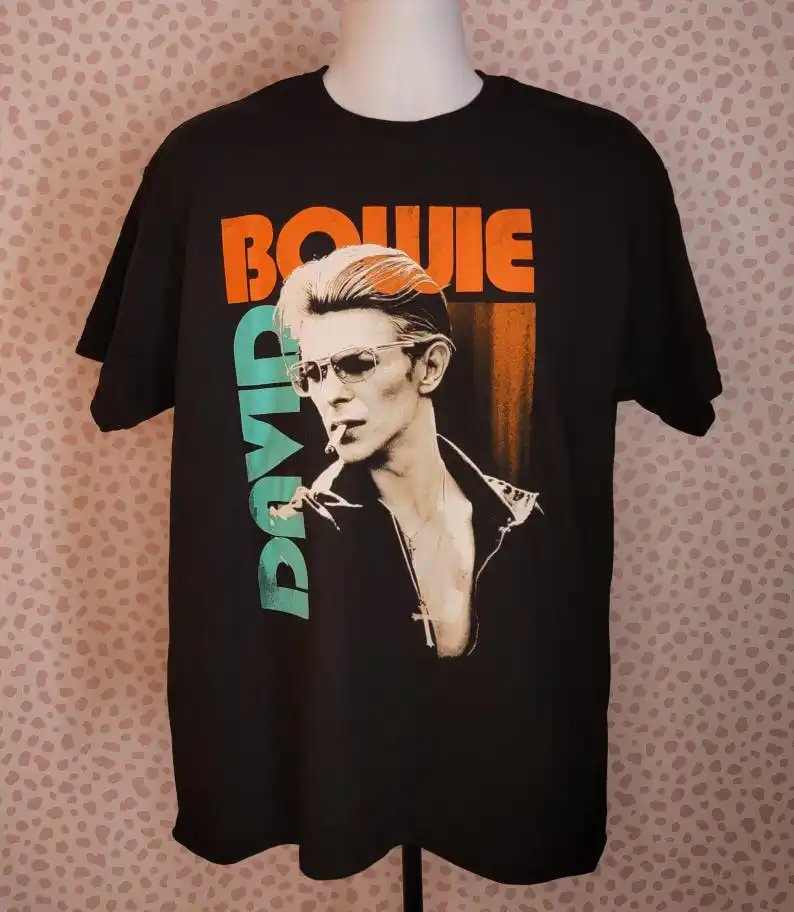 David Bowie T-shirt Vintage Loose Oversized Unisex T-shirt Trendy Cotton Harajuku high quality Y2k Short Sleeves Comfortable tee