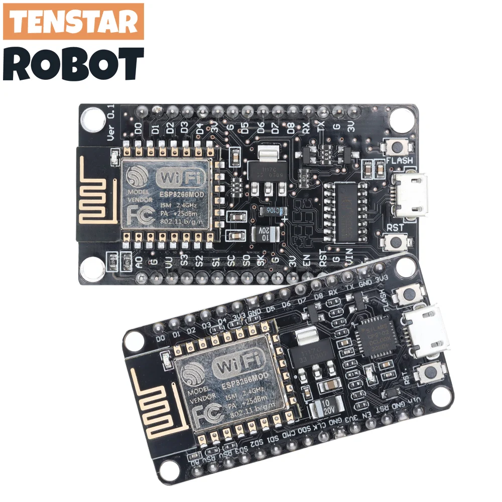 Wireless Module CH340/CP2102/CH9102X NodeMcu V3 V2 Lua WIFI Internet of Things Development Board Based ESP8266 ESP-12E